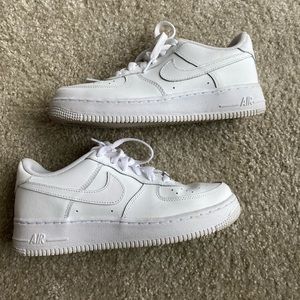 All white Air Force Ones